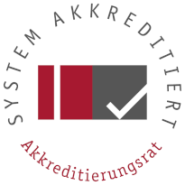 Logo: System akkreditiert (von) Akkreditierungsrat